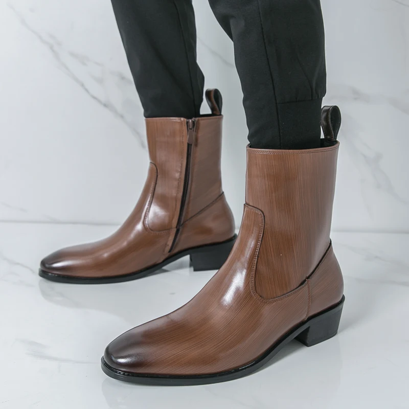 Men'S Shoes Hoka Sale - Classic Comfy Ankle Boots Botas Fashion