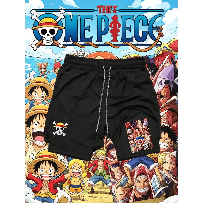 Men'S Shoes For Crews - One Piece Anime White Double Layer