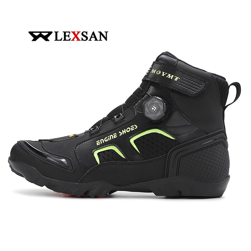 Men'S Shoes Dq - Lexsan Motorcycle Boots Men Leather Motos