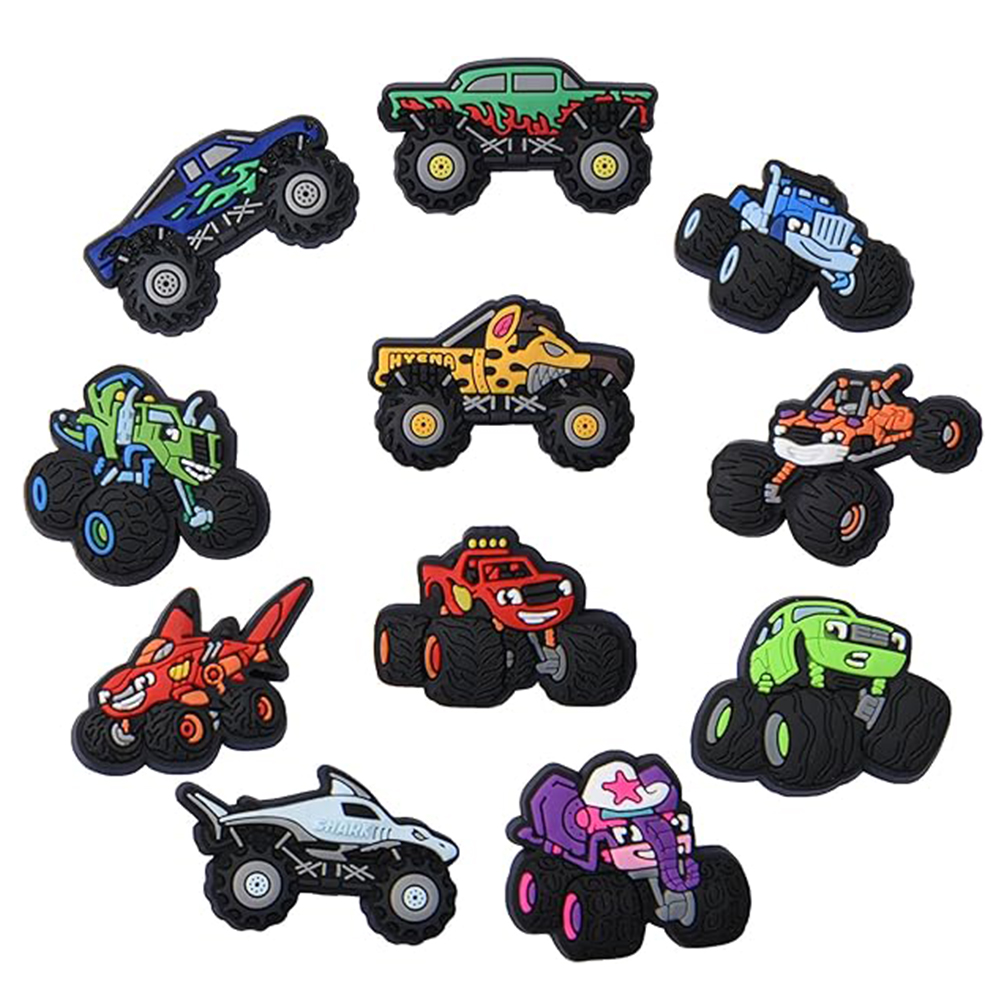 Men'S Shoes With Velcro - 11Pcs Cars Cartoon Shoe Charms,Croc Charms,Jibbitz
