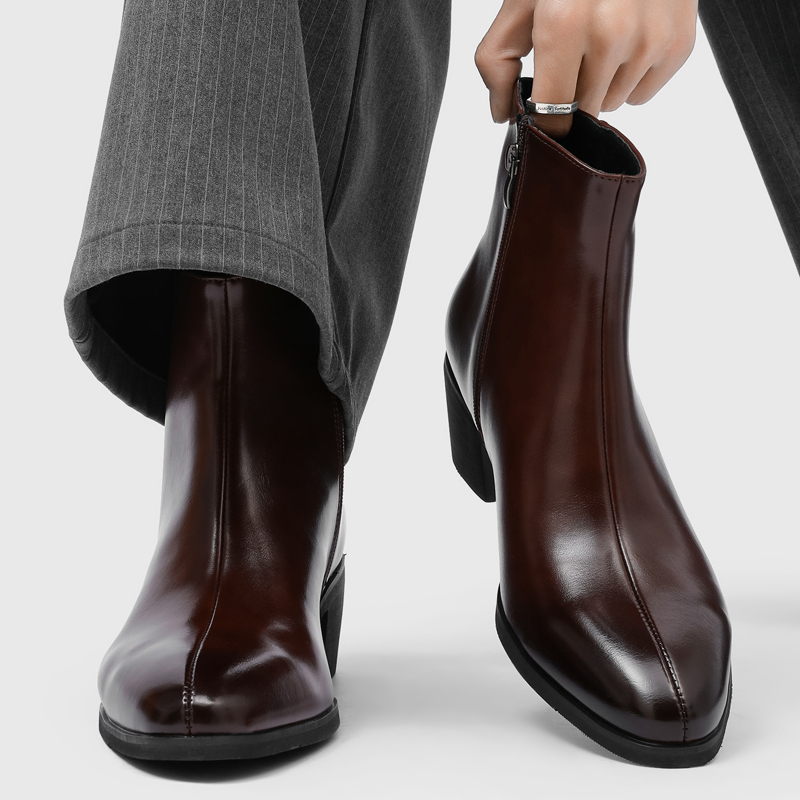 Men'S Shoes Dq - Men Simple and Fashionable High Heels
