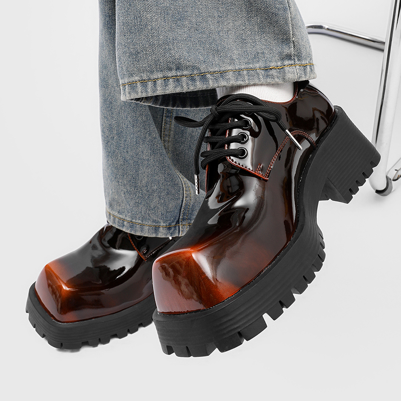 Men's thick soled leather shoe - огляд і ціна Men Shoes For Office Work