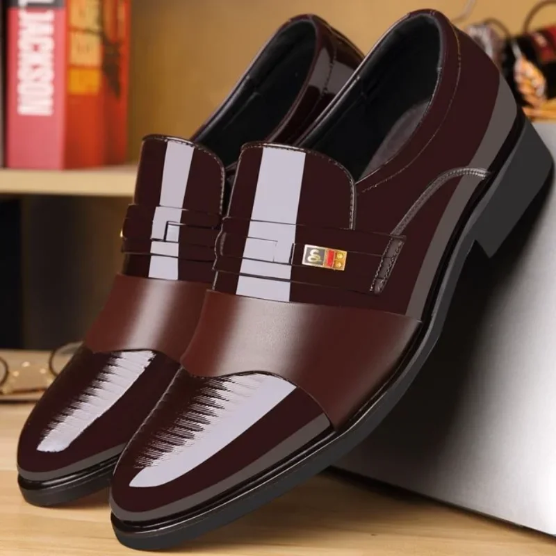 Leather Shoes for Men Wedding  - огляд і ціна Men Shoes For Office Work
