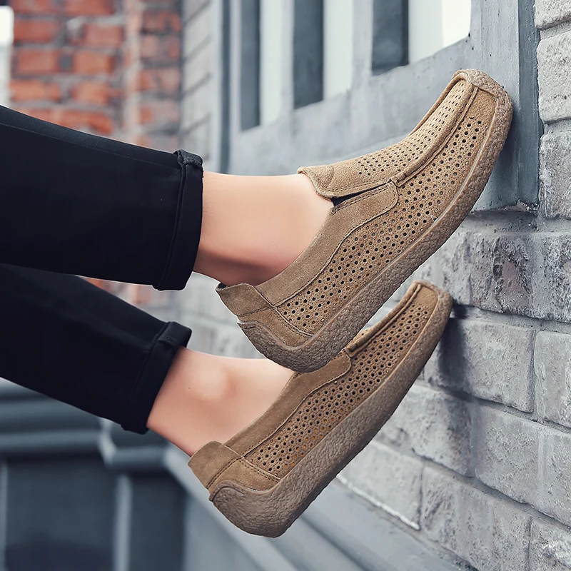 Men Loafers High-quality Slip  - огляд і ціна Men Shoes For Office Work