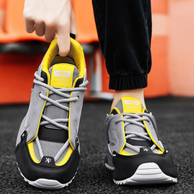 Grey Black And Yellow Chunky D - огляд і ціна Men Shoes Trainers