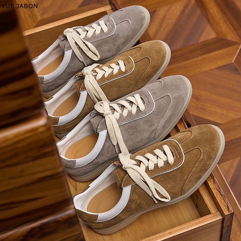 Brown Retro Genuine Leather me - огляд і ціна Men Shoes Trainers