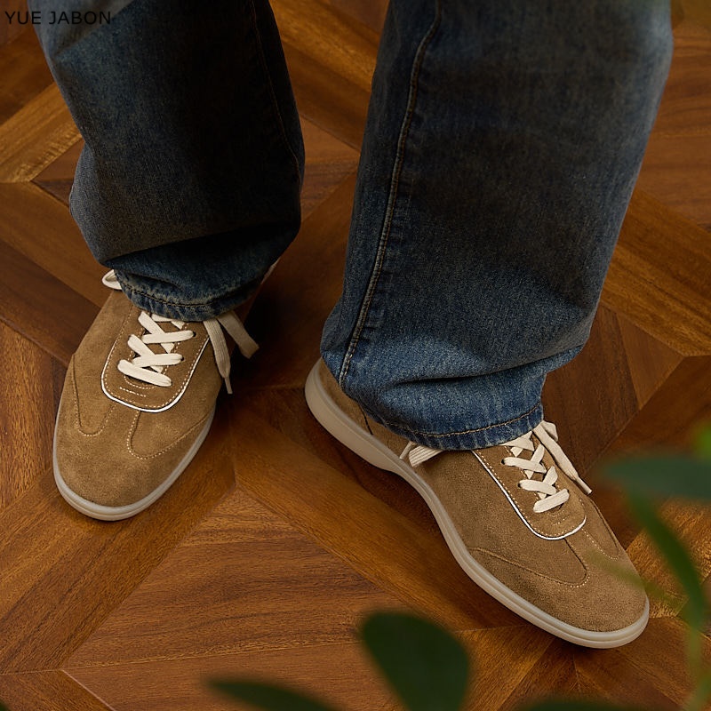 Brown Retro Genuine Leather me - огляд і ціна Men Shoes Trainers