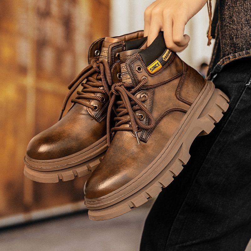 Vintage Men Platform Ankle Boo - огляд і ціна Men'S Shoes Dq