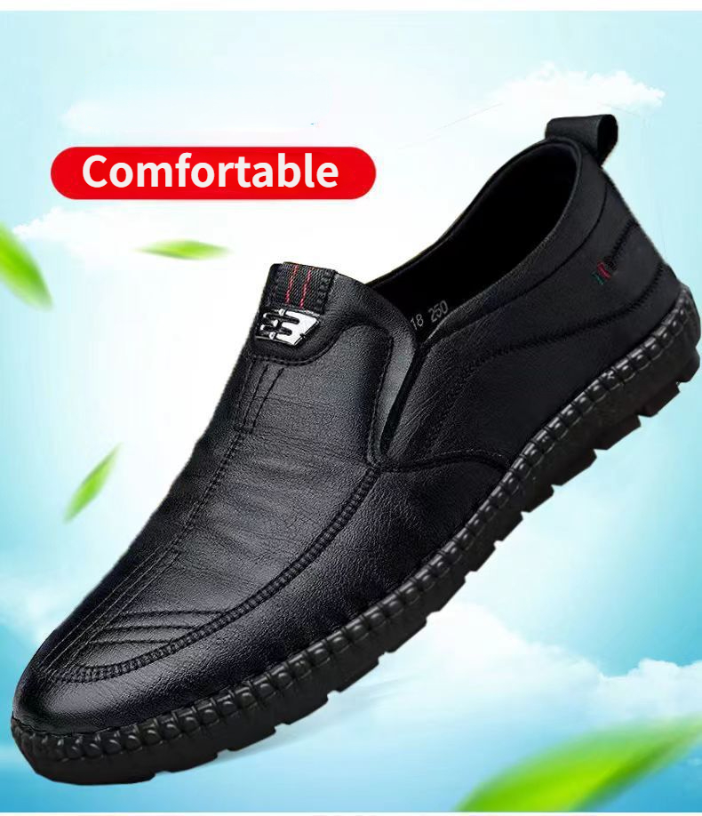 Mens Leather Loafers Non Slip  - огляд і ціна Men Shoes For Office Work