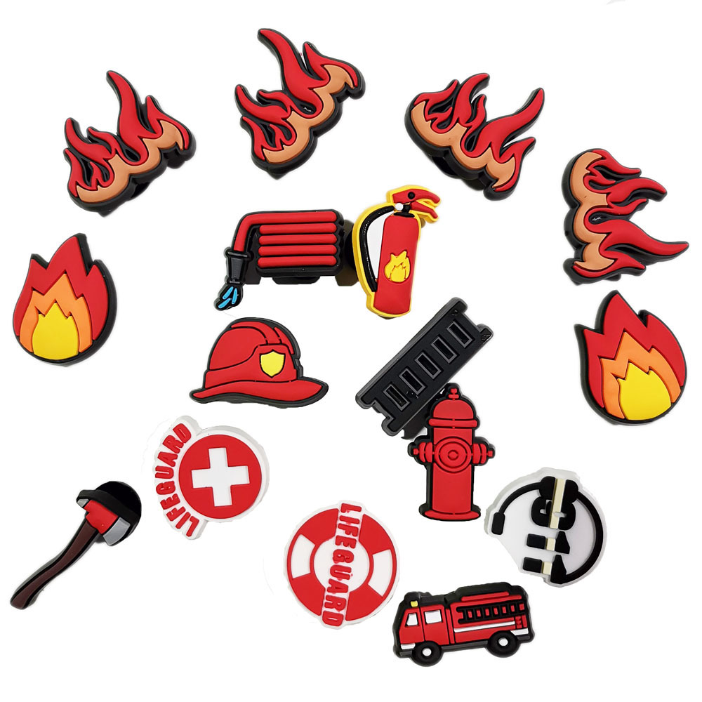 Fireman Shoe Charms for Crocs  - огляд і ціна Men'S Shoes With Velcro