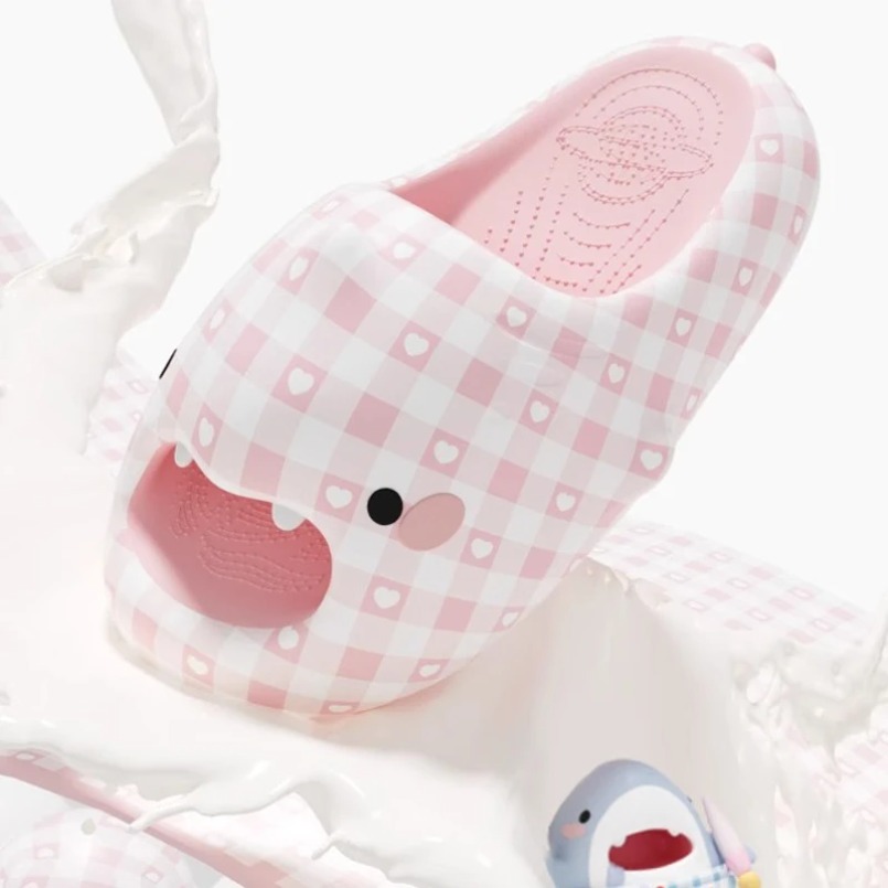 Shark Slippers Men Plaid Dot S - огляд і ціна Men'S Shoes Cloud