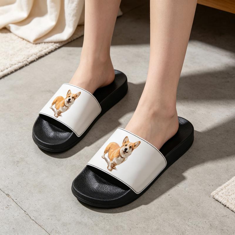 Ladies Men's home slippers，Kra - огляд і ціна Men Shoes Illustration