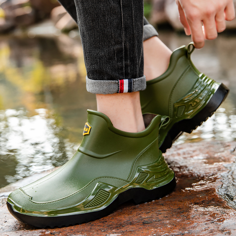Unisex Rain Shoes Outdoor Non- - огляд і ціна Men Shoes Size 46