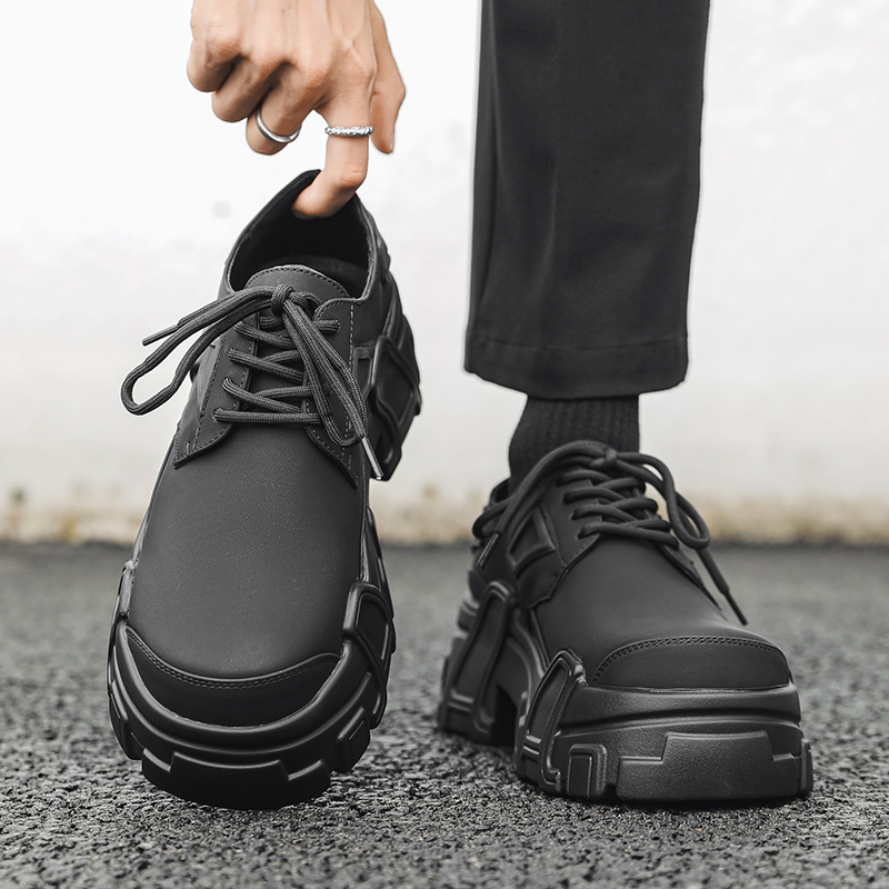 Men Platform Leather Shoes For - огляд і ціна Men Shoes For Office Work