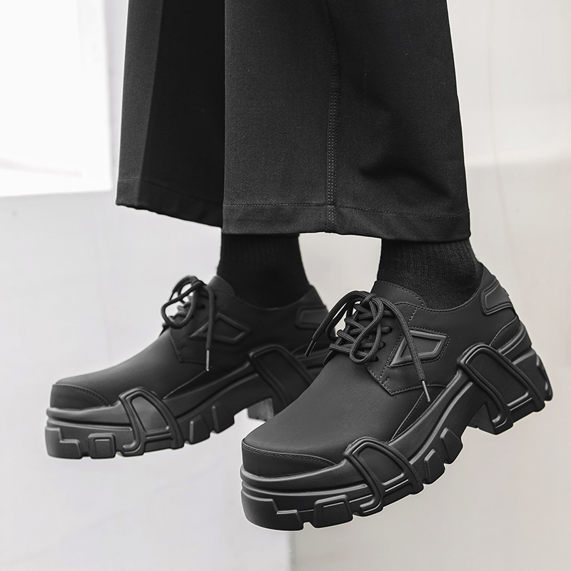 Men Platform Leather Shoes For - огляд і ціна Men Shoes For Office Work
