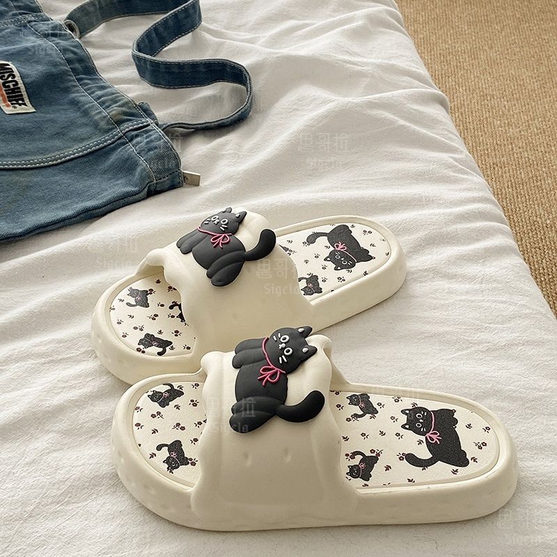 Printting Cute Bear Women Slip - огляд і ціна Men Shoes On Sale