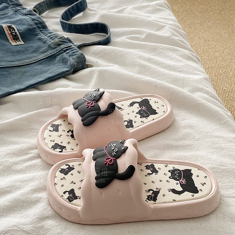 Printting Cute Bear Women Slip - огляд і ціна Men Shoes On Sale