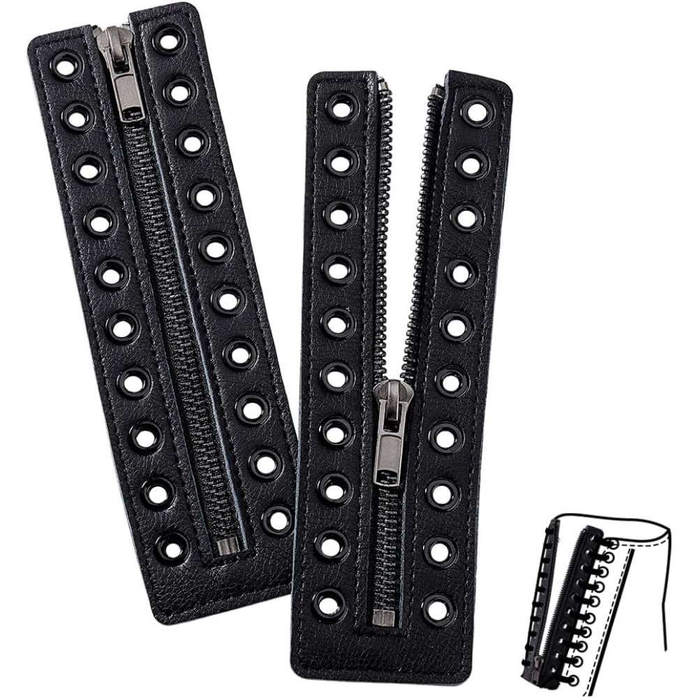 Leather Boot Zipper Inserts 6. - огляд і ціна Men Shoes Outlet