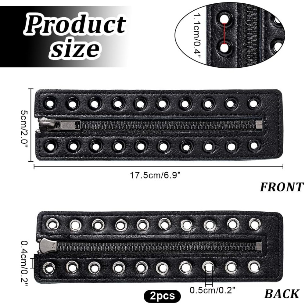 Leather Boot Zipper Inserts 6. - огляд і ціна Men Shoes Outlet