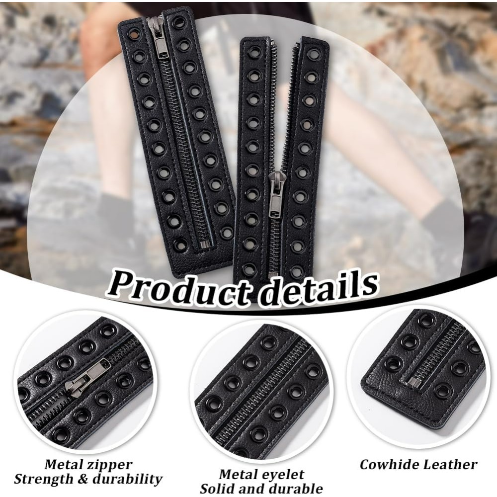 Leather Boot Zipper Inserts 6. - огляд і ціна Men Shoes Outlet