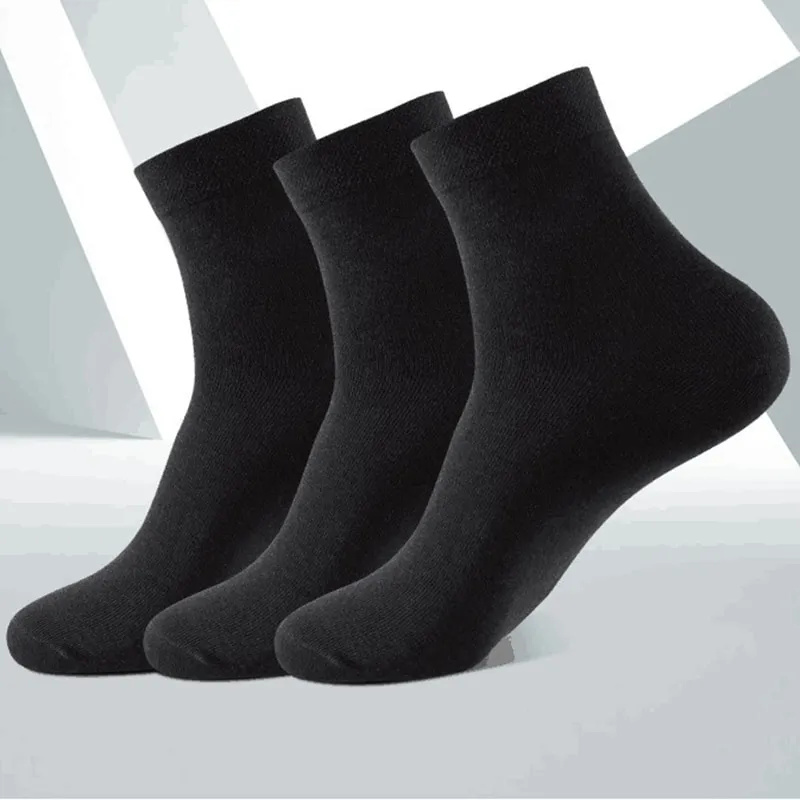 3 Pairs Black Men Socks Cotton - огляд і ціна Men'S Shoes For Crews