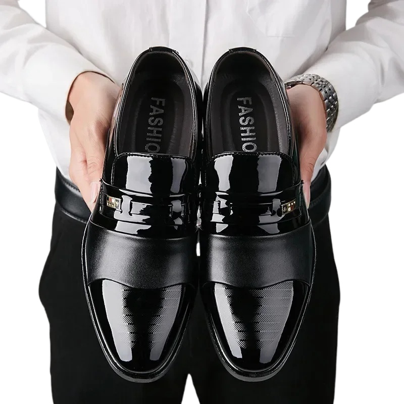 Men's Dress Leather Shoes for  - огляд і ціна Men Shoes For Office Work