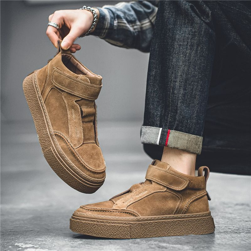 2026 Fashion High Top Velcro S - огляд і ціна Men'S Shoes With Velcro