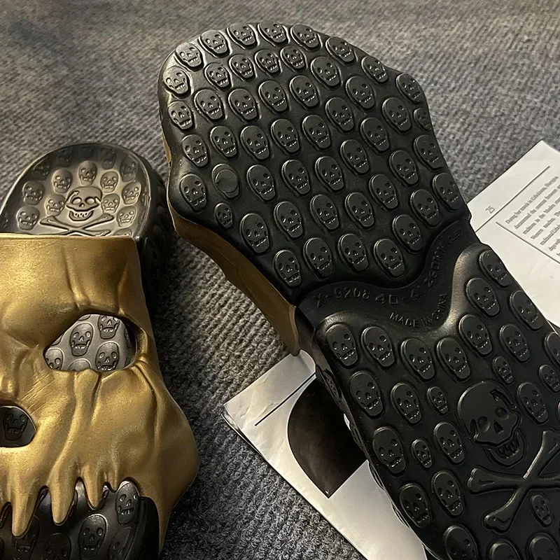 Summer Men Skull Slipper Y2k C - огляд і ціна Men'S Shoes Cloud