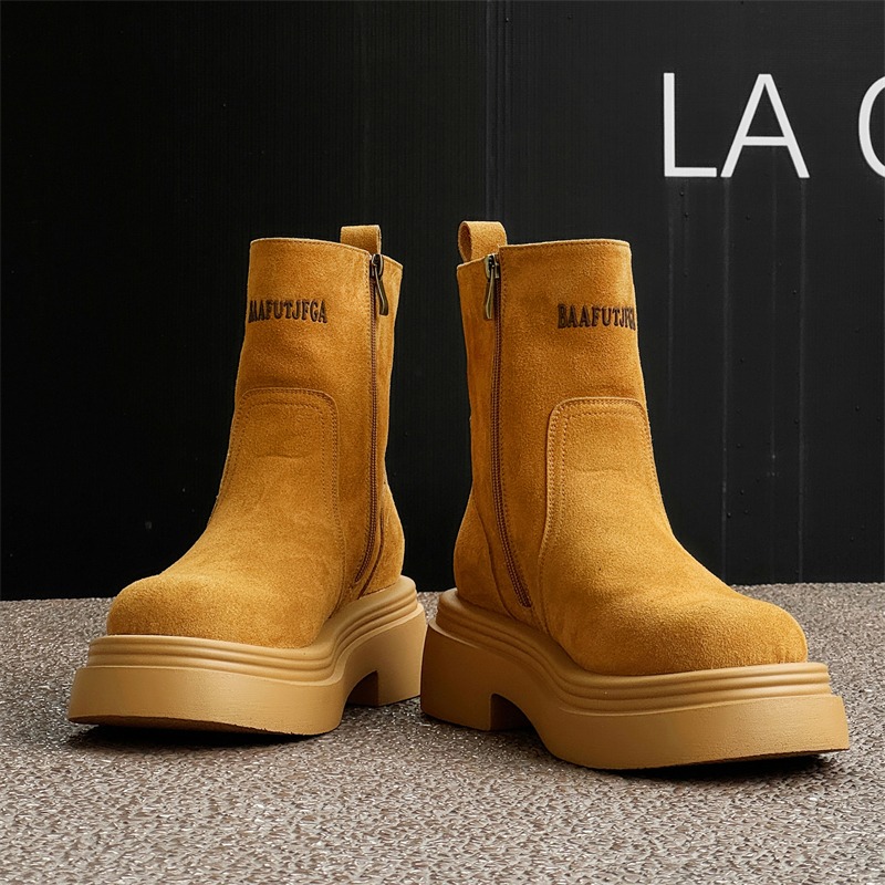 Winter Europe America Retro Th - огляд і ціна Men'S Shoes Dq