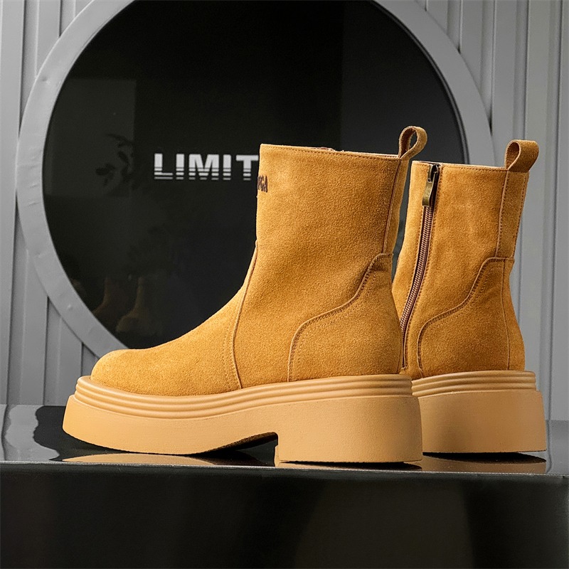 Winter Europe America Retro Th - огляд і ціна Men'S Shoes Dq